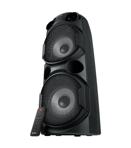 Колонка АС SVEN PS-750, черный (80 Вт, TWS, Bluetooth, FM, USB, microSD, LED-дисплей, 2х4400мА*ч)