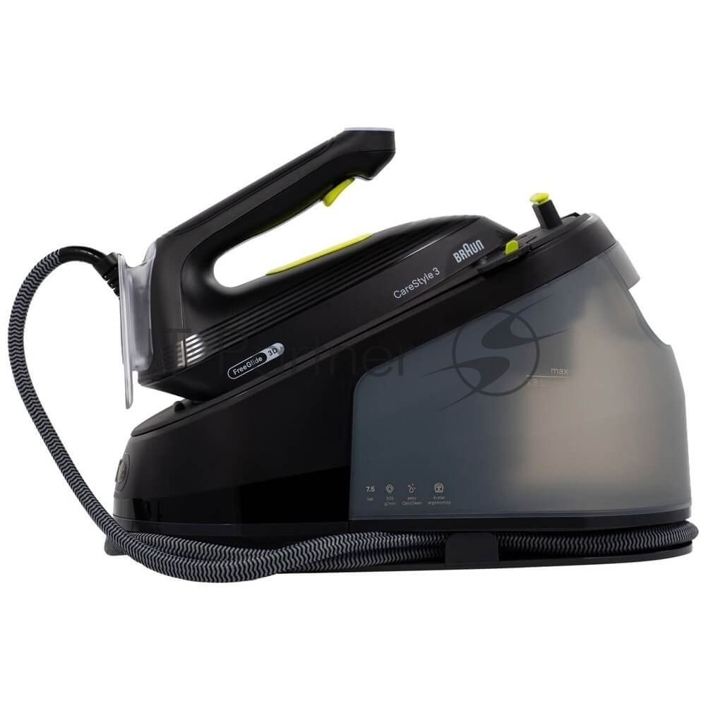 Парогенератор Braun IS3257BK черный, 2200 Вт, 130 г/мин, 500 г/мин, 1800 мл
