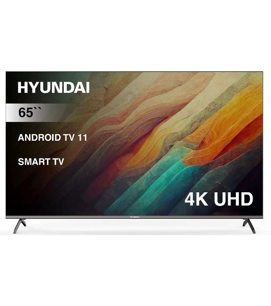 Телевизор Hyundai 65" H-LED65BU7006 черный LED UHD 60Hz Smart TV