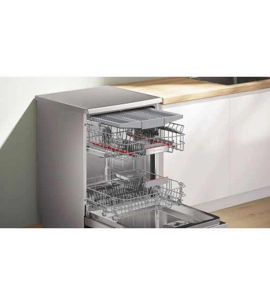 Посудомоечная машина Bosch Serie 6 SMS6EMI38Q, нержавеющая сталь, 60 см, 13 компл., 46 дБ, класс A