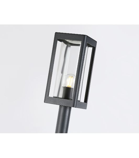Светильник Ambrella light ST2422 GR/CL серый/прозрачный IP54 E27 max 40W 110*110*1000
