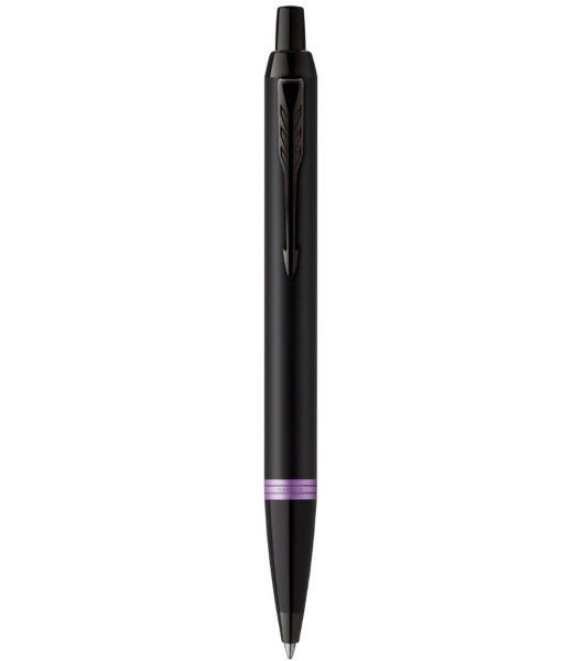 Ручка шариковая Parker IM Vibrant Rings K315 (CW2172951) Amethyst Purple PVD, M, синие чернила, подарочная коробка