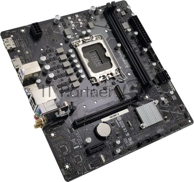 Материнская плата Biostar H610MT-E, LGA1700, Intel H610, 2xDDR4, 4xSATA 6Gb/s, 1xM.2 PCI-E, 1xPCIe 4.0 x16, 1xPCIe 3.0 x1, 1xHDMI, 1xDisplayPort, 1x 1Gb LAN, 4xUSB 2.0, 1xUSB 3.2 Gen 1, 3x3.5 мм, 7.1, microATX
