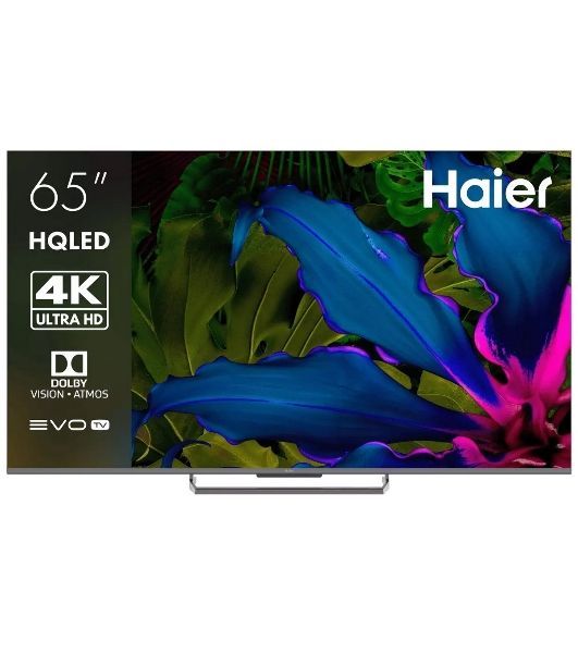 Телевизор Haier 65" DH1VWQD06RU серый QLED 4K UHD 144Hz Smart TV Android 3GB/32GB