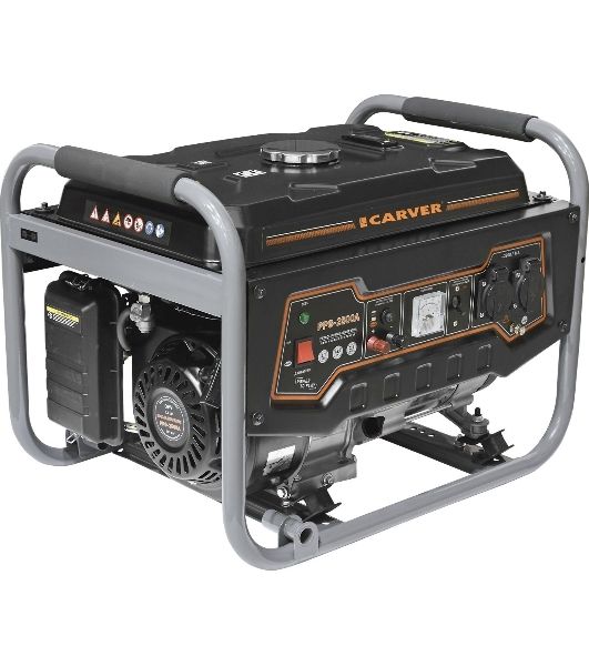 Электрогенератор бензиновый Carver PPG-2500А, 2.3 кВт, 67 дБ, 40 кг