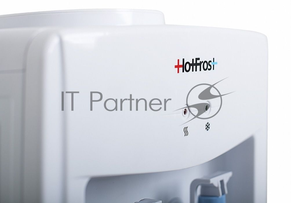 Кулер для воды Hotfrost V118E, верхняя загрузка, нагрев 90 °С, охлаждение 15 °С, белый