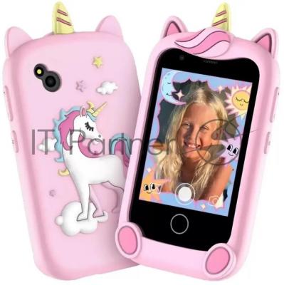 Детский смартфон Elari GamePhone 32Mb, 4Gb, черный/розовый