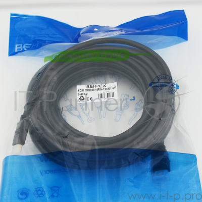 Кабель аудио-видео Behpex HDMI (m)/HDMI (m) 20м. черный