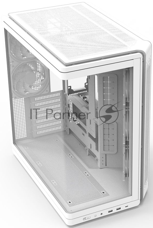 Компьютерный корпус ZALMAN MidTower P60 белый (ATX, без БП, 5x120мм ARGb fans, 1xUSB Type C, 2xUSB 3.0) (Zalman P60 белый)