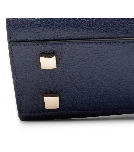 Деловая сумка женская Piquadro Patricia CA6774W140/BLU с отделением для ноутбука 14" темно-синяя натур.кожа