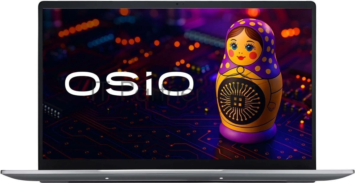 Ноутбук Osio FocusLine F150a-026/15"/IPS/AMD Ryzen 5 5560U/16Gb/512Gb SSD/AMD Radeon Graphics/Uncom/серый/1.7kg