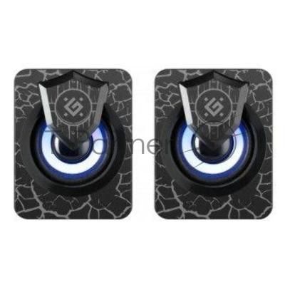 Акустическая 2.0 система Defender Onyx 6Вт, подсветка, питание от USB Акустическая 2.0 система Defender Onyx 6Вт, подсветка, питание от USB