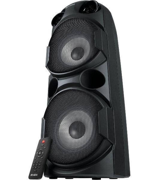 Колонка АС SVEN PS-750, черный (80 Вт, TWS, Bluetooth, FM, USB, microSD, LED-дисплей, 2х4400мА*ч)