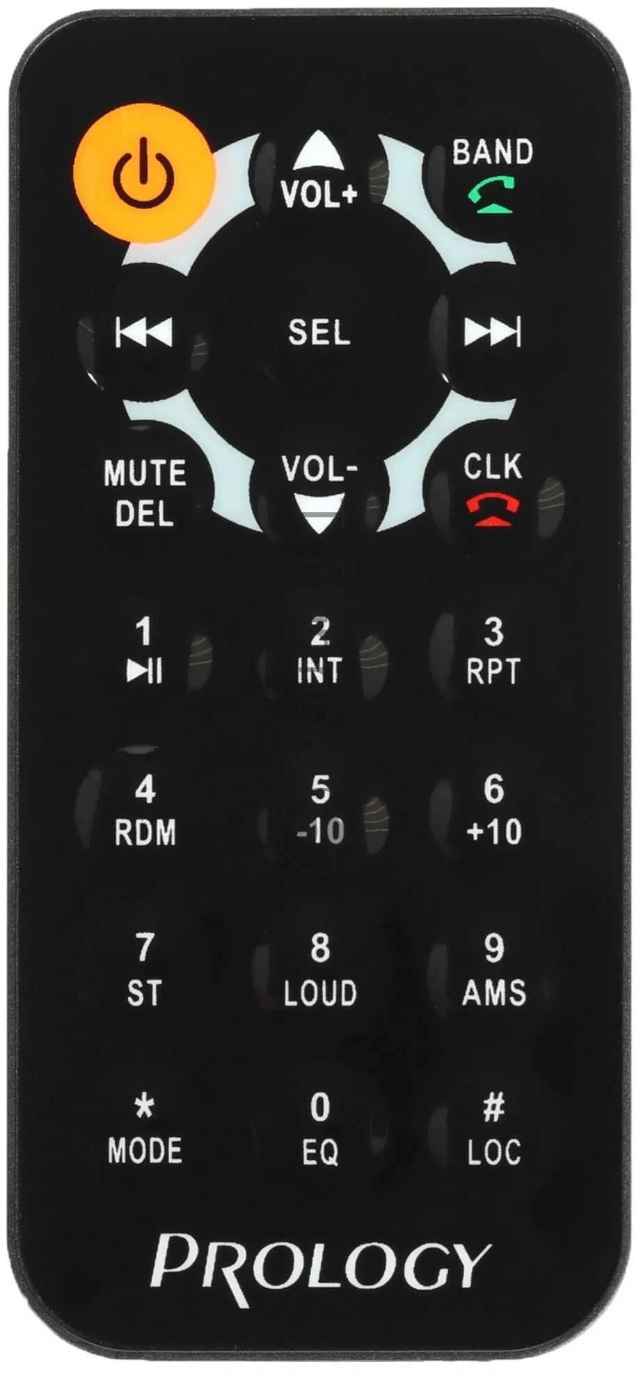 Автомагнитола Prology CMX-190, 1 DIN, Bluetooth, USB Type-A, AUX, пульт ДУ