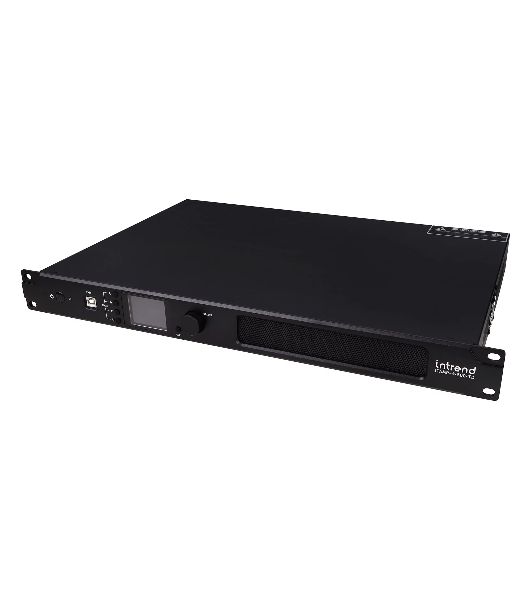Усилитель Intrend ITAMP-4x500-TD четырехканальный, 4x500W/4Ом, 4x300W/8Ом, мостовой режим: 2x1000W/8Ом, 2x1000W/100V, 2x600W/70V, поддержка Dante, встроенный DSP
