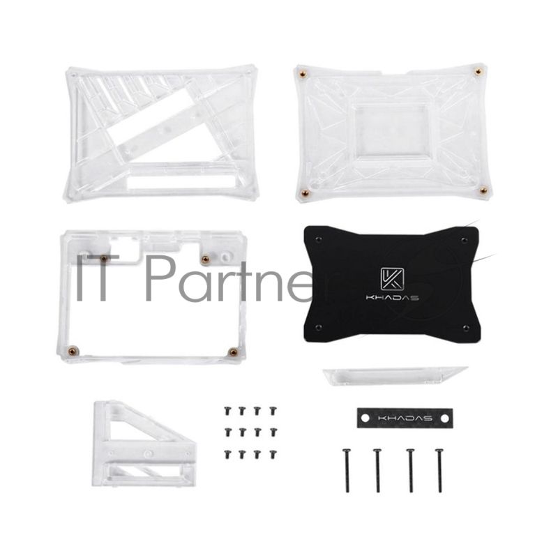 Компьютерный корпус Khadas DIY Case Transparent VIMs DIY Case, Transparent, with heavy metal plate