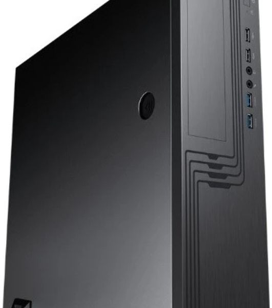 Компьютерный корпус Slim Case Powerman EL555 черный PM-300ATX 2хUSB 3.0+2хUSB 2.0,HD,Audio mATX, miniATX