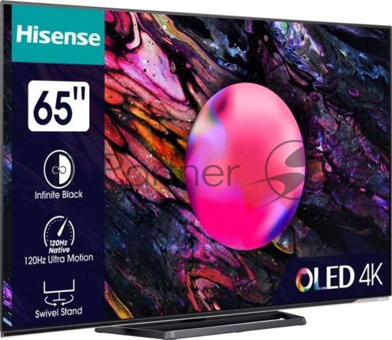 Телевизор Hisense 65" 65A85K черный QLED UHD 120Hz Smart