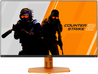 Монитор 24.5" AOC CS25G Fast IPS 1920x1080, 310 Гц, 1 мс, 16:9, 350 кд/м², 2xHDMI, DisplayPort, HDR, G-SYNC Compatible, Flicker Free, Low Blue Light, черный