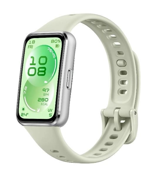 Фитнес-браслет HUAWEI Band 11 BNE-AL00, 1.62" AMOLED, Bluetooth, IP68, зеленый / серебристый