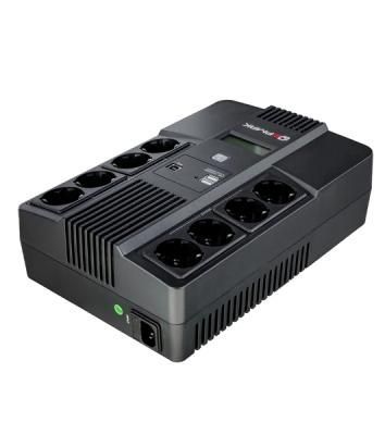 Источник бесперебойного питания Ермак 800 ВА/480 Вт, 8xSchuko, LED, USB (СБП ЕРМАК 220-220.0,8-32-ВНЛ)