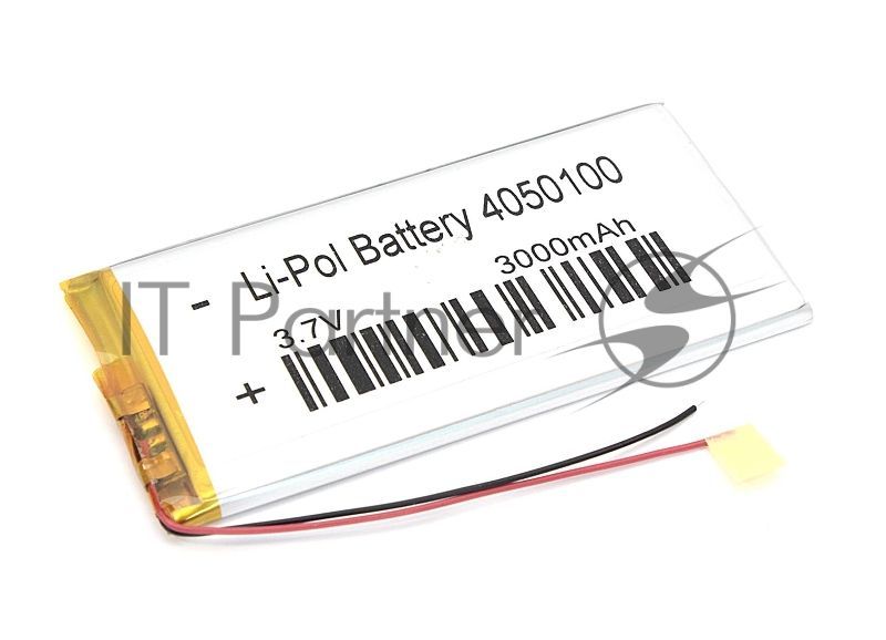 Аккумулятор Li-Pol (батарея) 4*50*100мм 2pin 3.7V/3000mAh