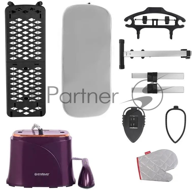 Отпариватель Endever Odyssey Q-17 фиолетовый, 2300 Вт, 40 г/мин, 2200 мл