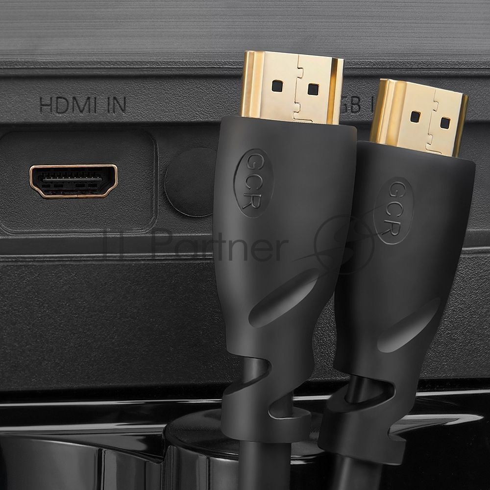 Кабель Greenconnect 2.0m, HDMI версия 2.0 HDR 4:2:2, Ultra HD, 4K 60 fps 60Hz/5K*30Hz, 3D, AUDIO, 18.0 Гбит/с, 28/28 AWG, OD7.3mm, тройной экран, черный, GCR-HM311-2.0m Greenconnect Кабель 2.0m, HDMI версия 2.0 HDR 4:2:2, Ultra HD, 4K 60 fps 60Hz/5K*30Hz,