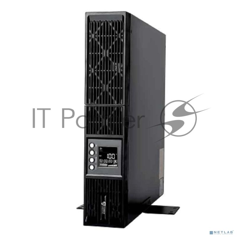 Источник бесперебойного питания UPS Сайбер Электро ЭКСПЕРТ-II-2000Р Онлайн, Стойка/Напольный 2000ВА/2000Вт. USB/RS-232/SNMP Slot/EPO/RJ-11/RJ-45 (8 IEC С13) (12В/9А·ч. х 4) 2U