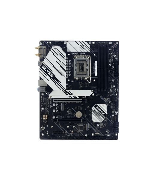 Материнская плата Biostar B760A-SILVER, LGA1700, Intel B760, 4xDDR5, 4xSATA, 3xM.2, 1xPCIe 5.0 x16, DisplayPort, HDMI, 1x2.5Gb LAN, USB Type-C, 3x3.5 мм, 7.1, ATX