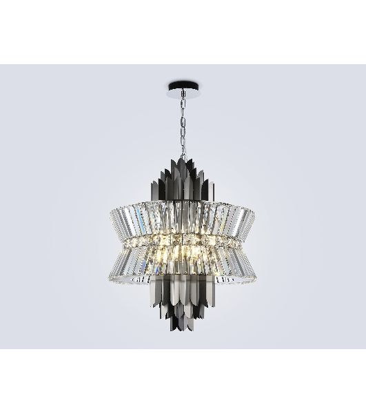 Люстра Ambrella light LH41020/12 BK/CL черный/прозрачный E14*12 max 40W D560*660