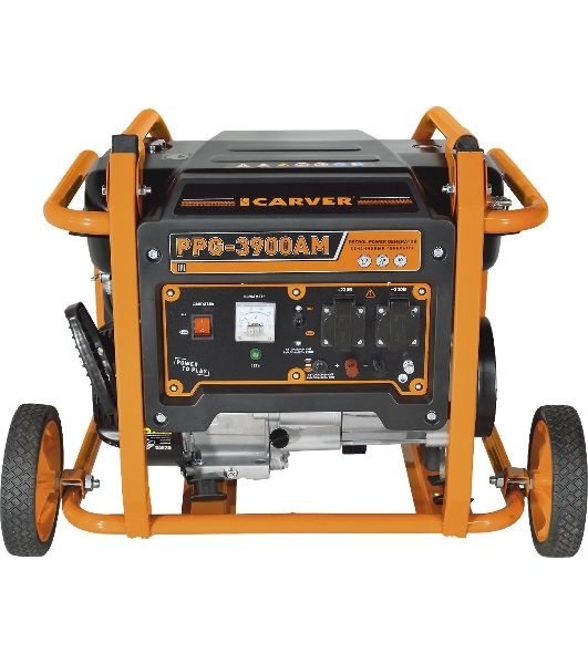 Электрогенератор бензиновый Carver PPG-3900АM, 3 кВт, 95 дБ, 51 кг