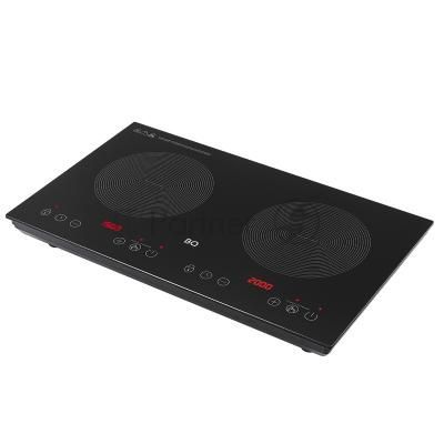 Плита настольная индукционная BQ HP105W чёрный, 3.5 кВт, индукция, конфорки - 2, стеклокерамика, сенсор
