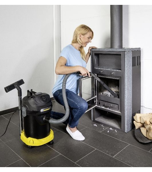 Пылесос Karcher AD 4 PREMIUM желтый/черный, 150/600 Вт, уборка сухая, пылесборник контейнер 17 л