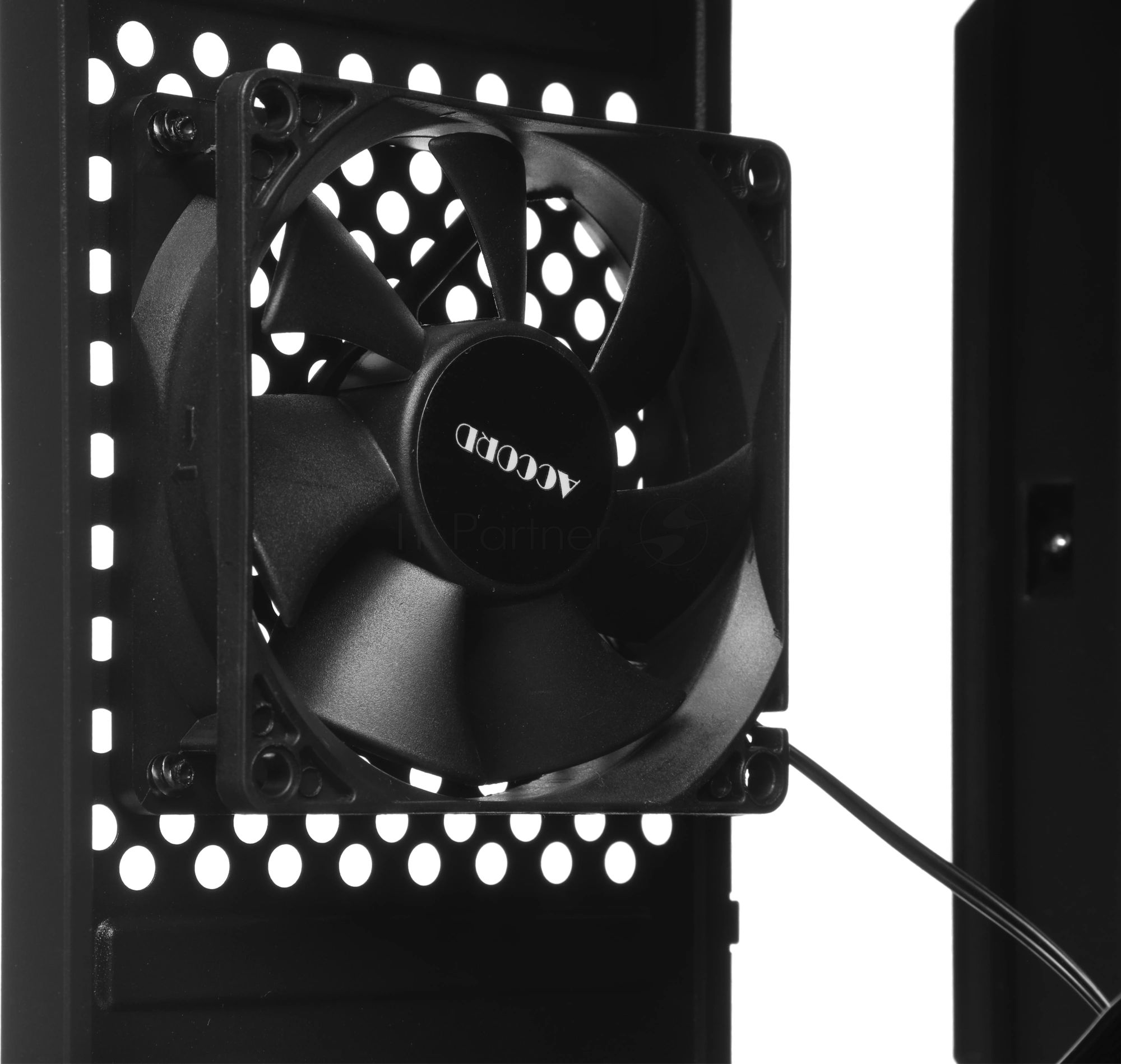 Компьютерный корпус Accord ACC-M258-01B черный без БП mATX 4x120мм 2xUSB2.0 audio