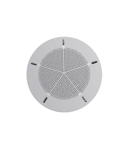 Спикерфон Infobit [iSpeaker M500] для переговорных комнат (15-25кв.м.) на 5-8 человек: 8 всенаправленных микрофонных капсюлей, AEC, AGC, RS. Макс. расстояние - 5 метров. Макс.5 устройств подкл. daisy chain (RJ45). Works with iCam VB60
