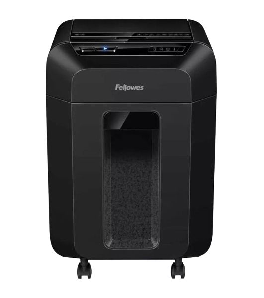 Шредер Fellowes AutoMax 80M FS-46215, минирезка, DIN P-4, 4х12 мм, автоподача 80 лст., 17 лтр., автореверс, уничт.: скобы, скрепки, пл. карты