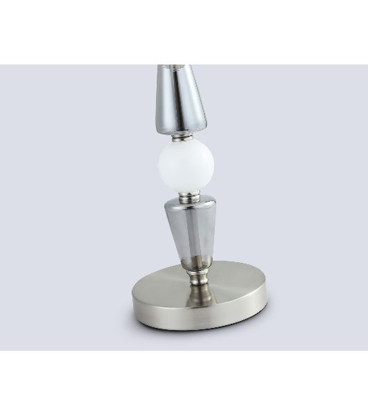 Светильник Ambrella light LH75262 SN/FR сатин никель/белый матовый E14 max 40W D260*470