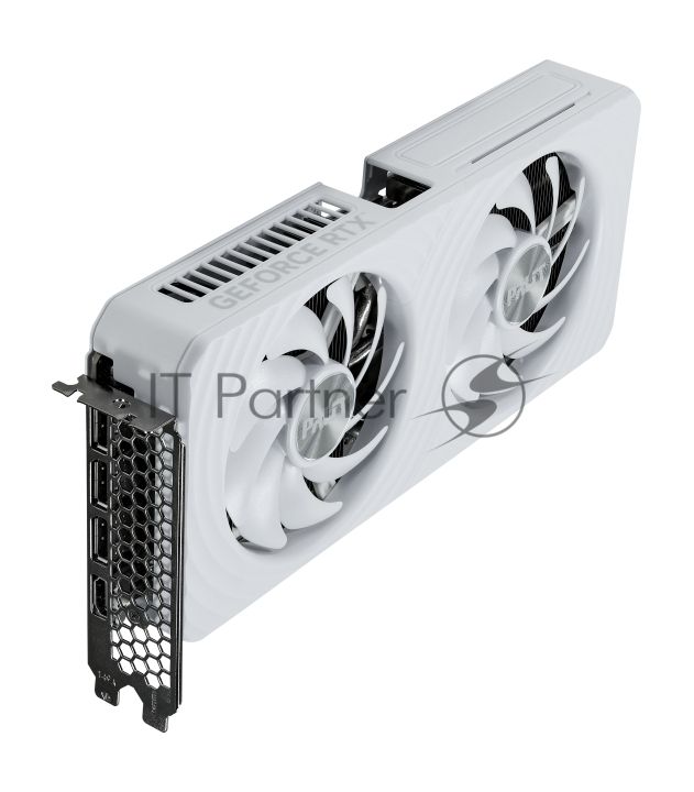 Видеокарта Palit GeForce RTX 5060 Ti WHITE OC, 16 GB GDDR7, 128 bit, 3xDisplayPort, HDMI, GPU 2407 MHz