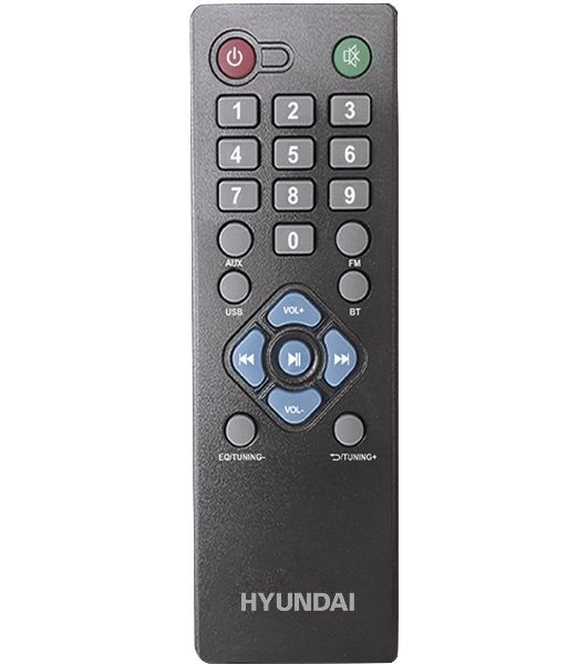 Микросистема Hyundai H-MS1404 черный 30Вт FM USB BT SD