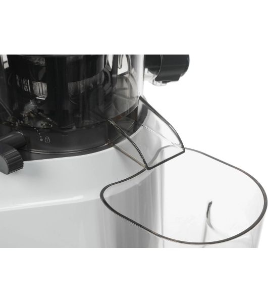 Соковыжималка Moulinex ZU150110 белый/черный, шнековая вертикальная, 150 Вт, 800 мл, электронное, реверс