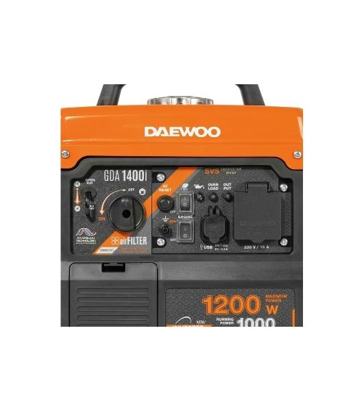 Генератор Daewoo GDA 1400i 1.2 кВт