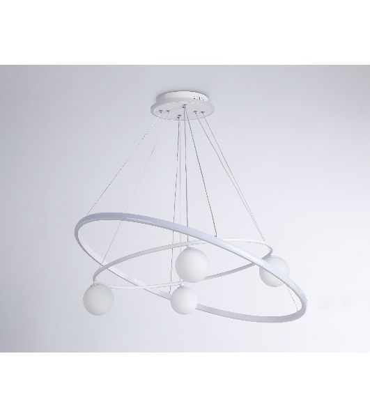 Светильник Ambrella light FL66326/1+4 WH белый 92W 3000K-6400K+G9/4 D800/600*1200 (ПДУ ИК)