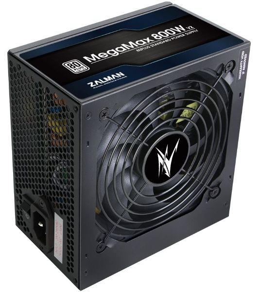 Блок питания Zalman MegaMax 800W RTL (ZM800-TXII V2), 800Вт, 80 PLUS, 120мм, черный