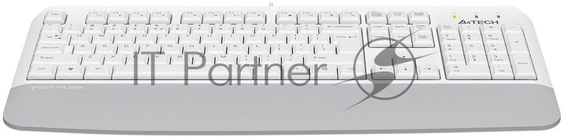 Клавиатура A4Tech Fstyler FK20 проводная, USB Type-A, белый