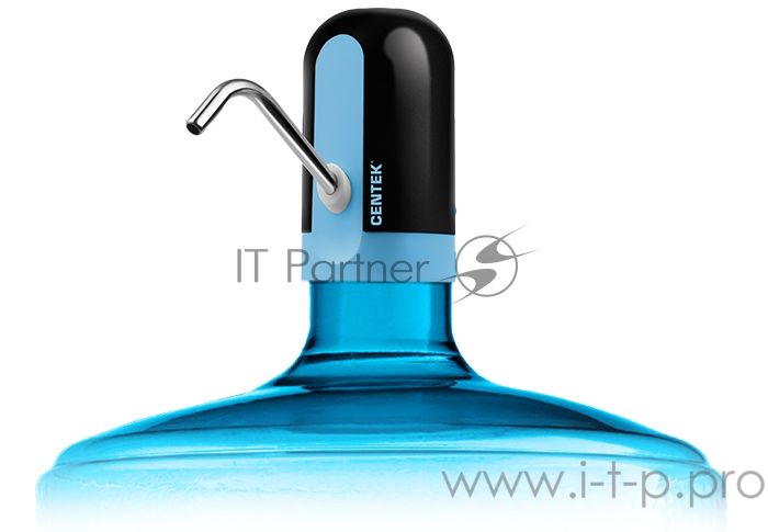 Помпа электрическая Centek CT-3000 черный 1.2л/мин 5Вт, 1 насос, Li 1200 мАч, USB зарядка, LED