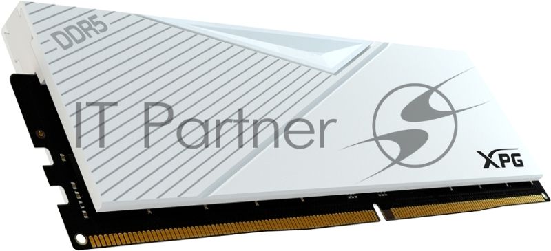 Оперативная память XPG Lancer, DDR5, 64GB (2x32GB), 6000MHz, CL30, DIMM, с радиаторами, белый