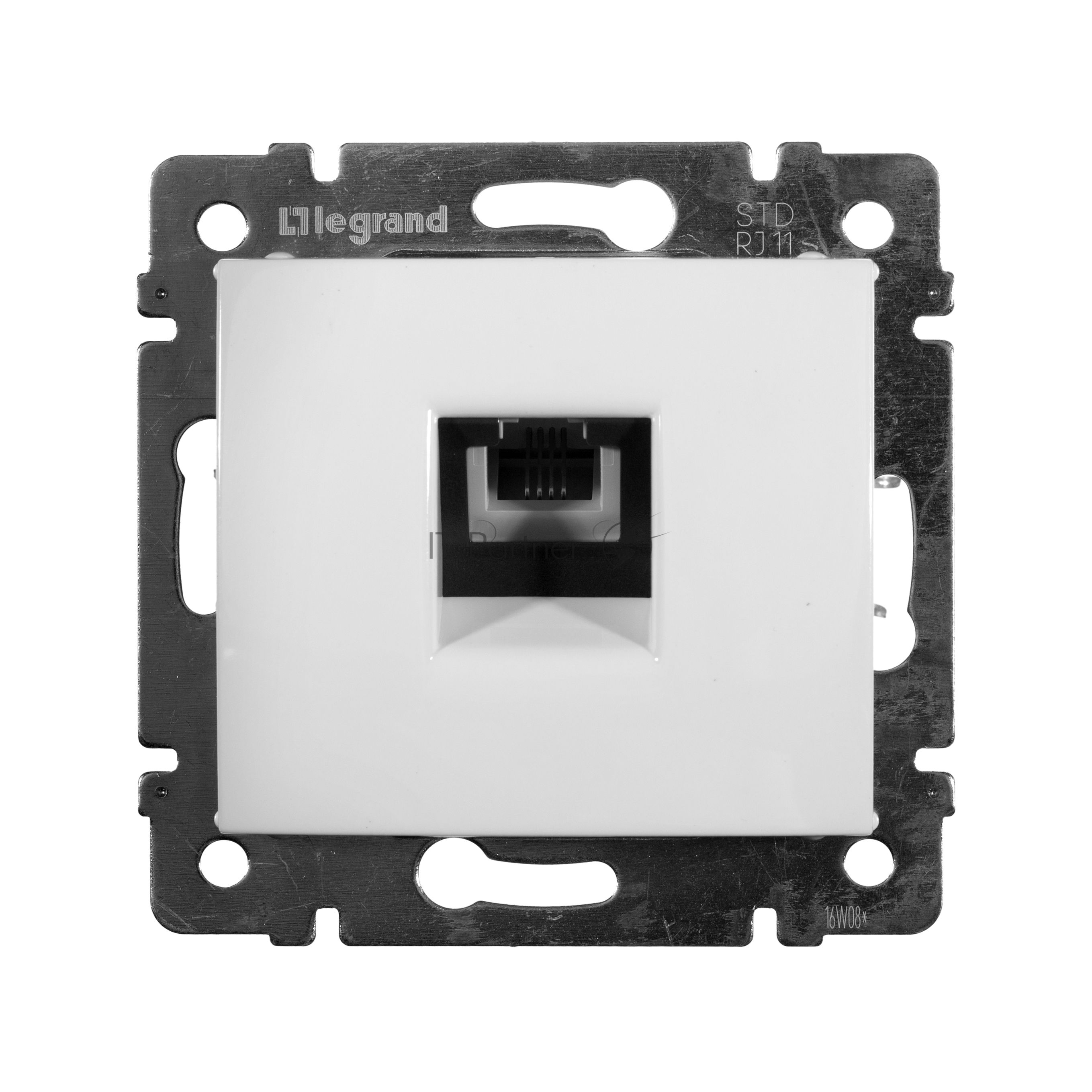 Legrand Legrand 774438 Розетка телефонная Valena RJ11 4 контакта 1 коннектор (белая)