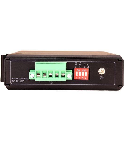 Коммутатор OSNOVO SW-80402/I, 4×1 Гбит/с PoE + 2×1 Гбит/с SFP, управляемый