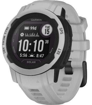 Умные часы Garmin Instinct 2S Solar Surf Edition Ericeira, 0.79" PMOLED, Wi-Fi, Bluetooth 4.2, NFC, IP68, черный / серый